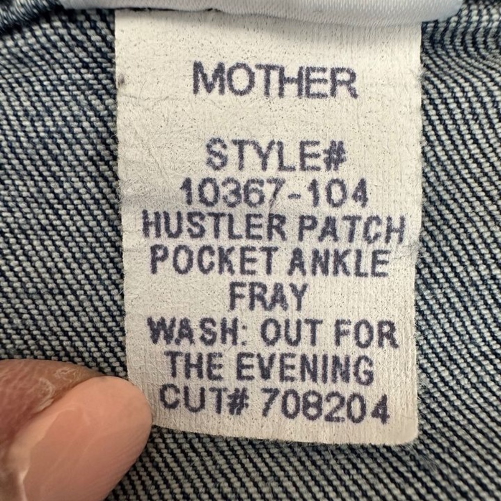 Mother Jeans Womens Ankle Fray Jeans. Size 29. - Picture 8 of 11
